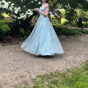 Blue Prom Dress Size 2